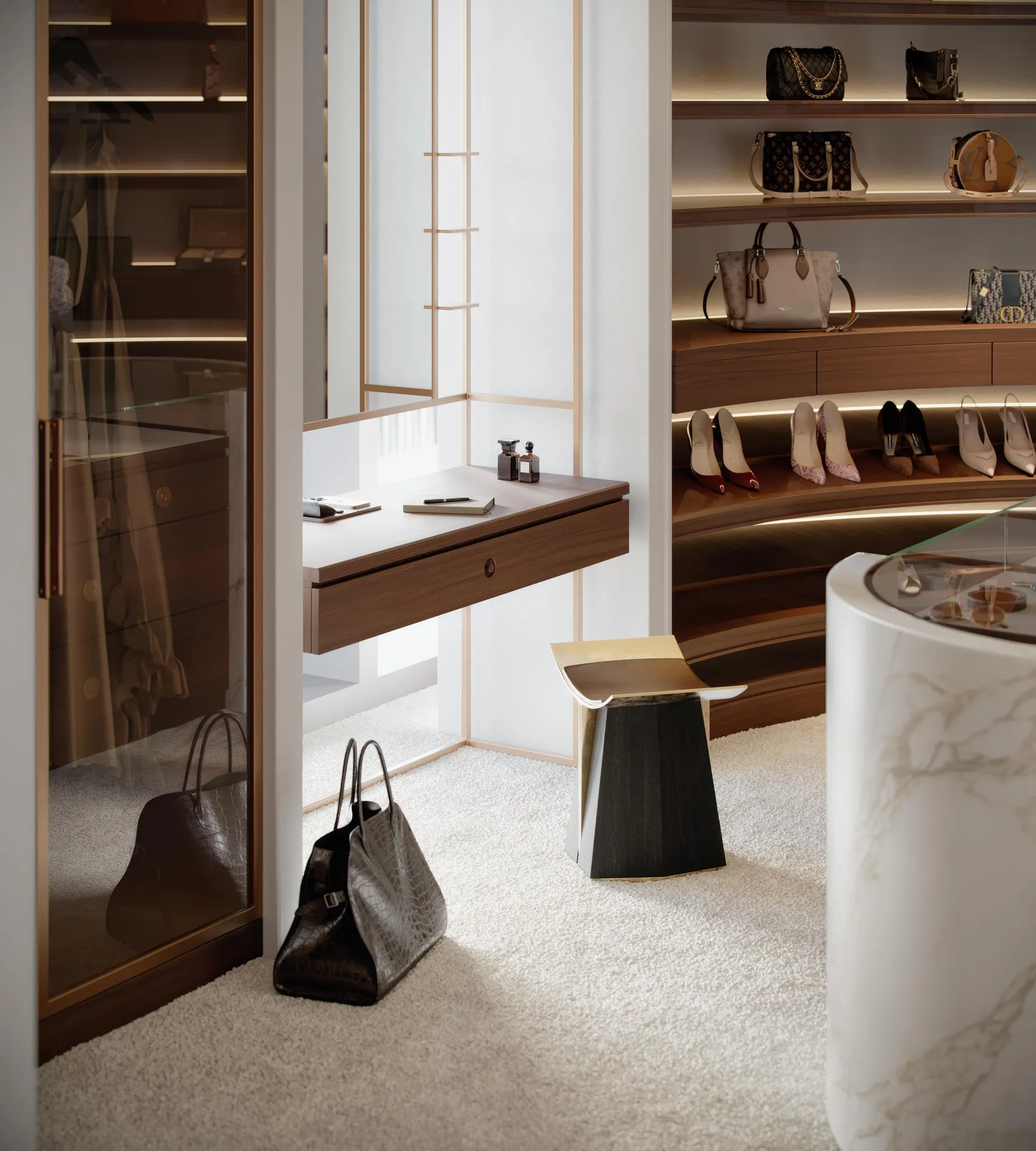 The dressing room — Carlyle Residences Dubai